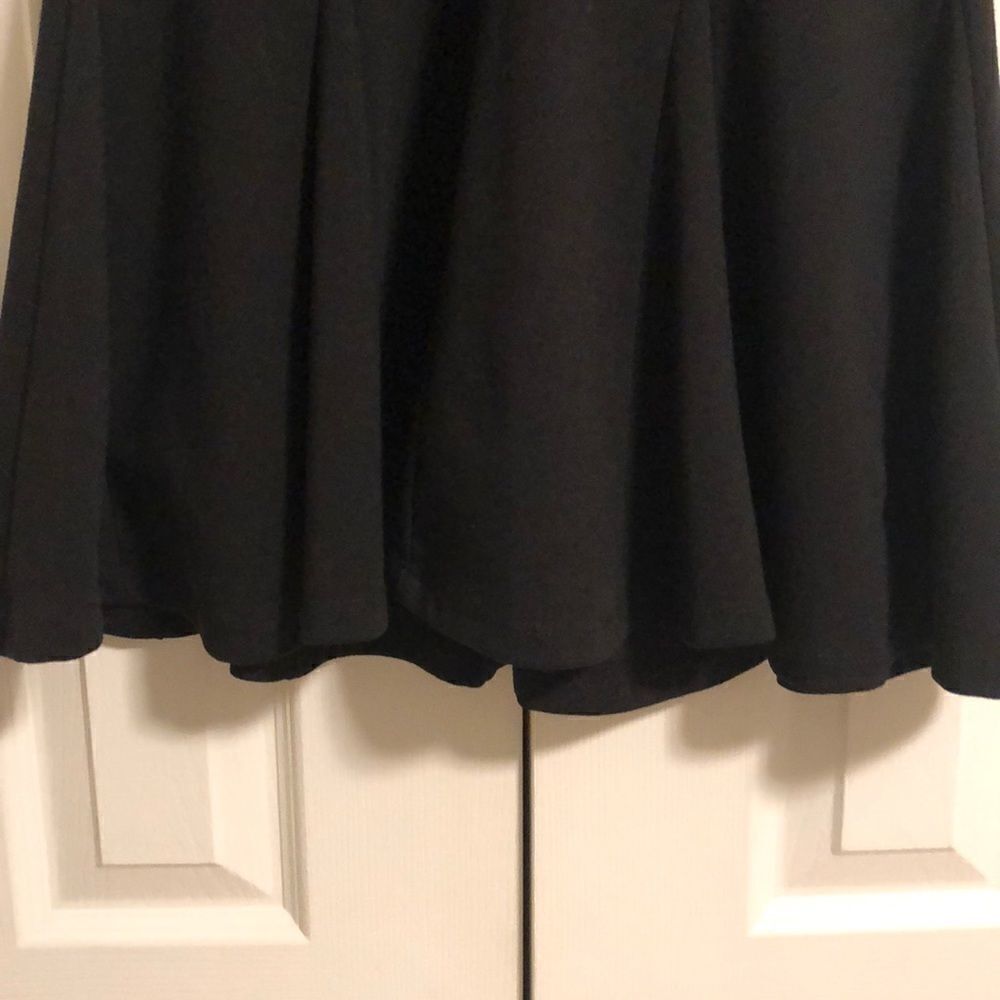 Pencey Black V Neck Half Lace Cap Sleeve Dress Size 4 - Picture 4 of 8